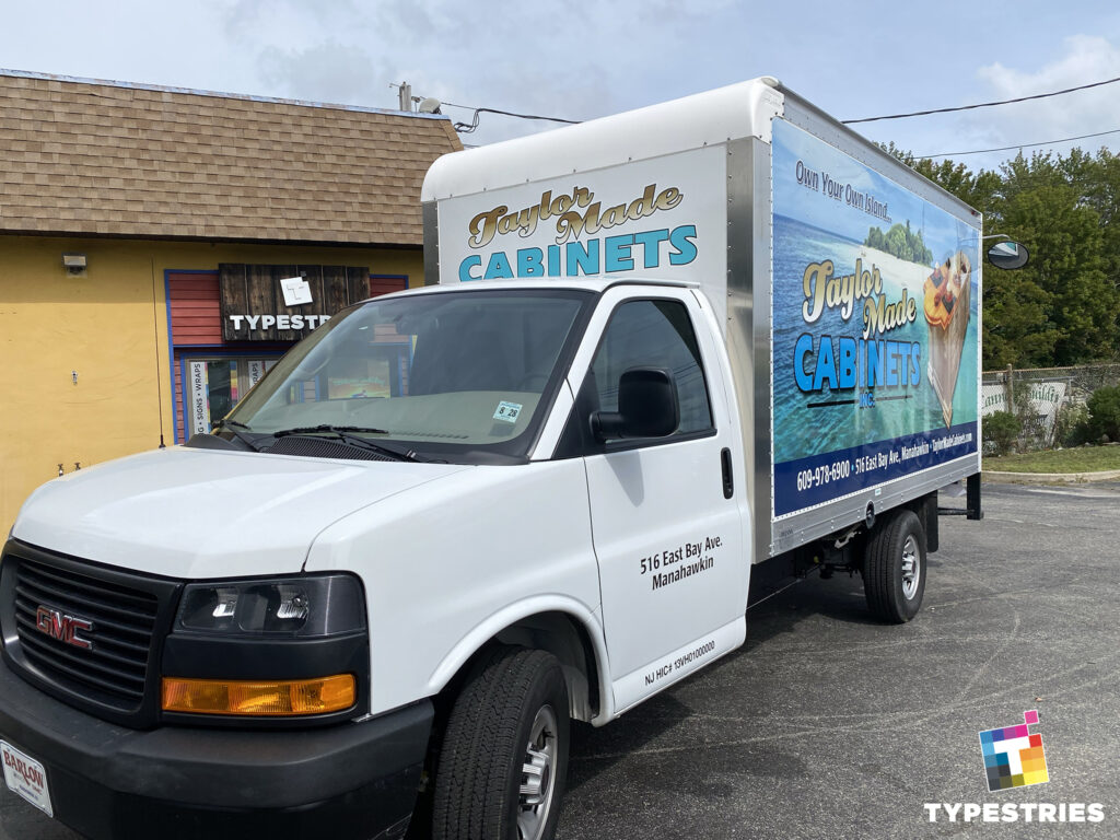 Taylor Made Cabinets 40th Anniversary Box Truck