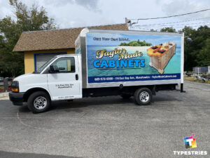 Taylor Made Cabinets Box Truck Wrap